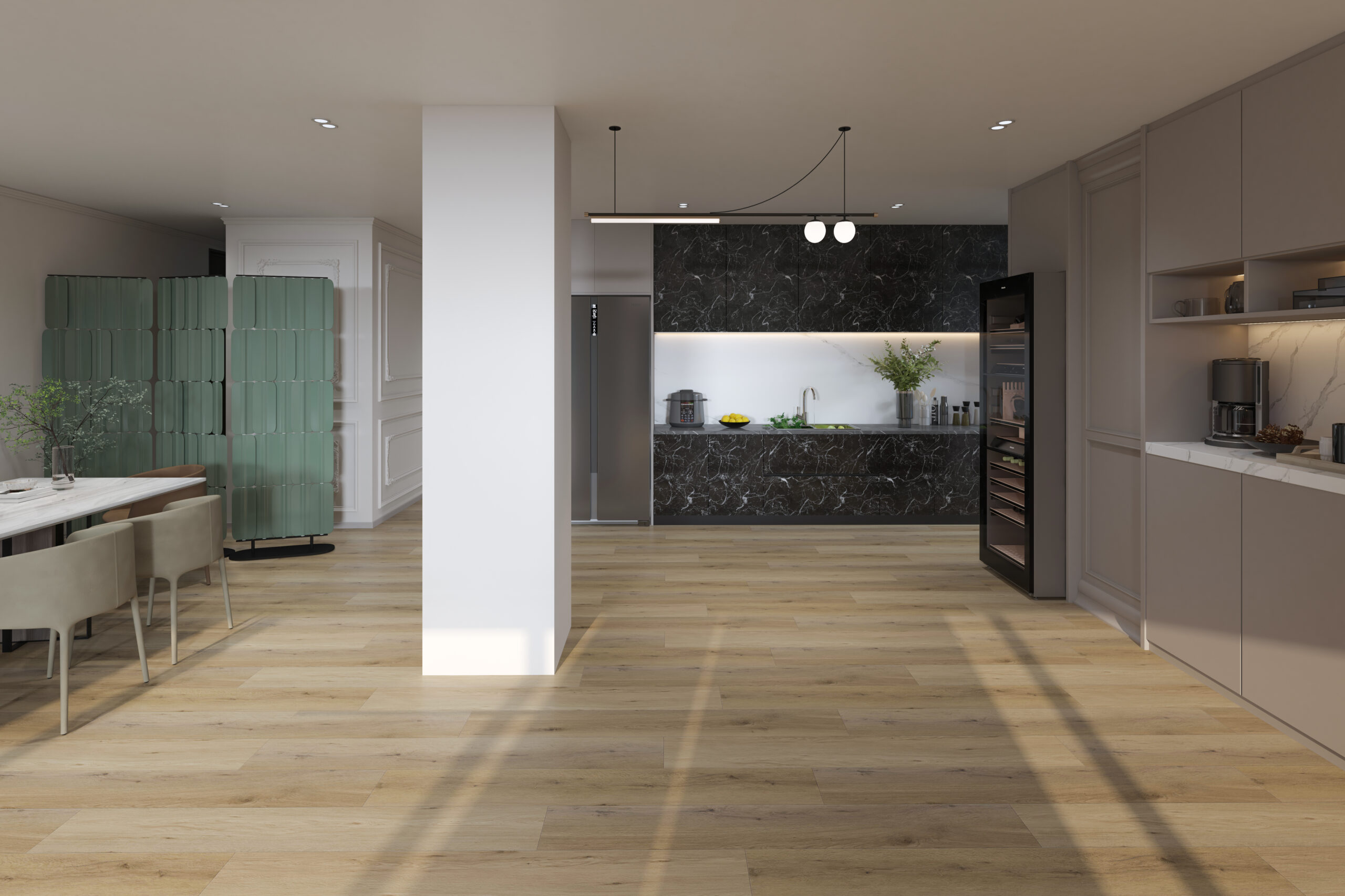 Varieties of spc anti slip floors